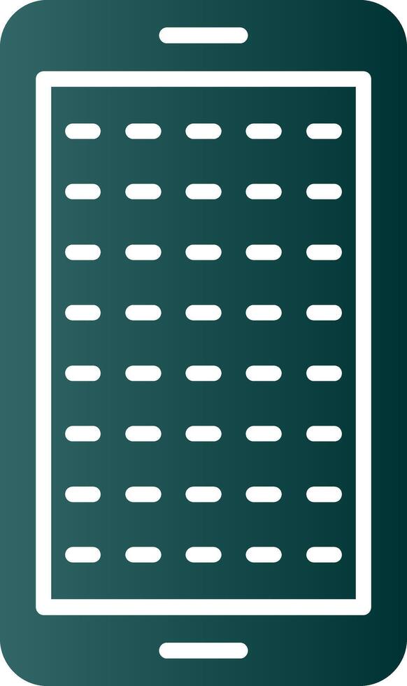 E Learning Glyph Gradient Icon vector