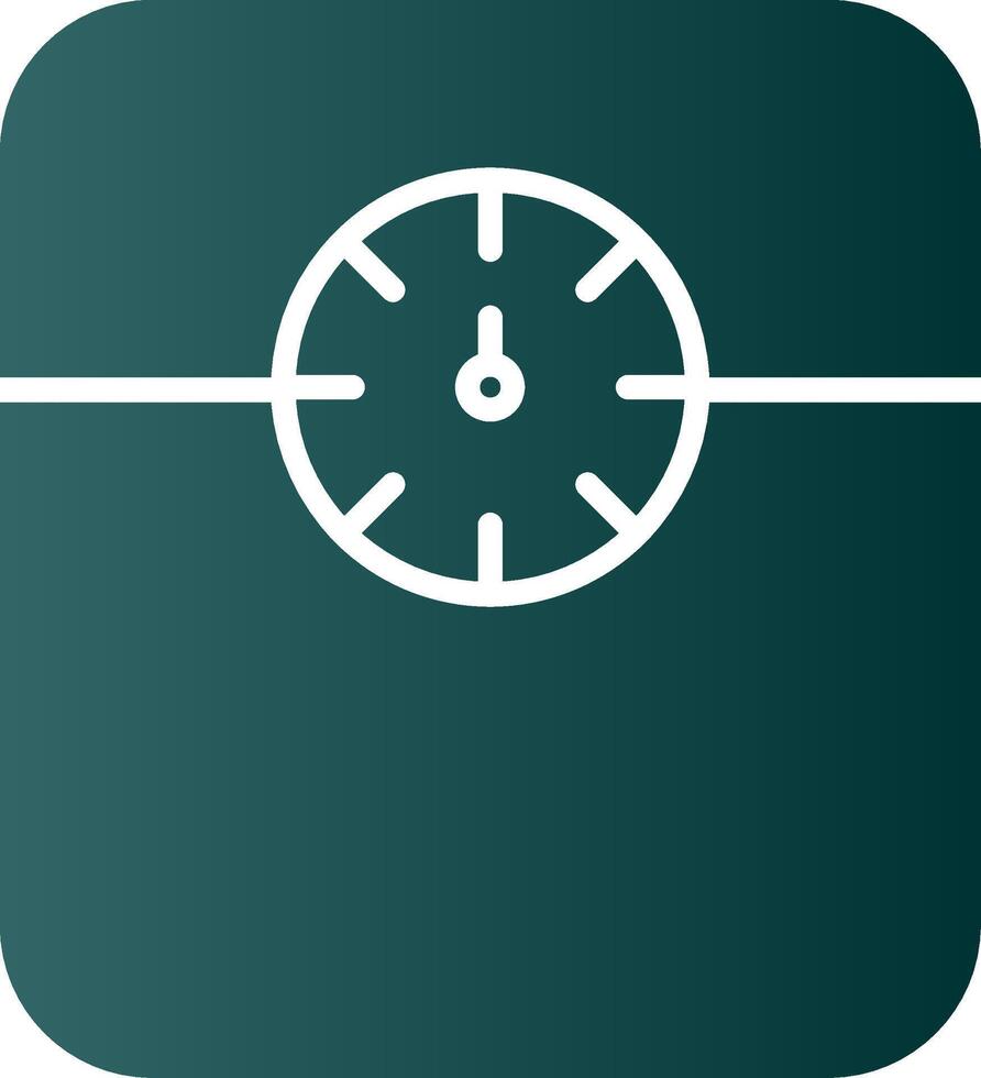 Weight Scale Glyph Gradient Icon vector