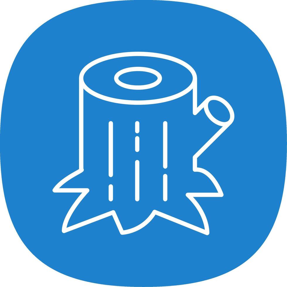 Trunk Line Curve Icon Design vector