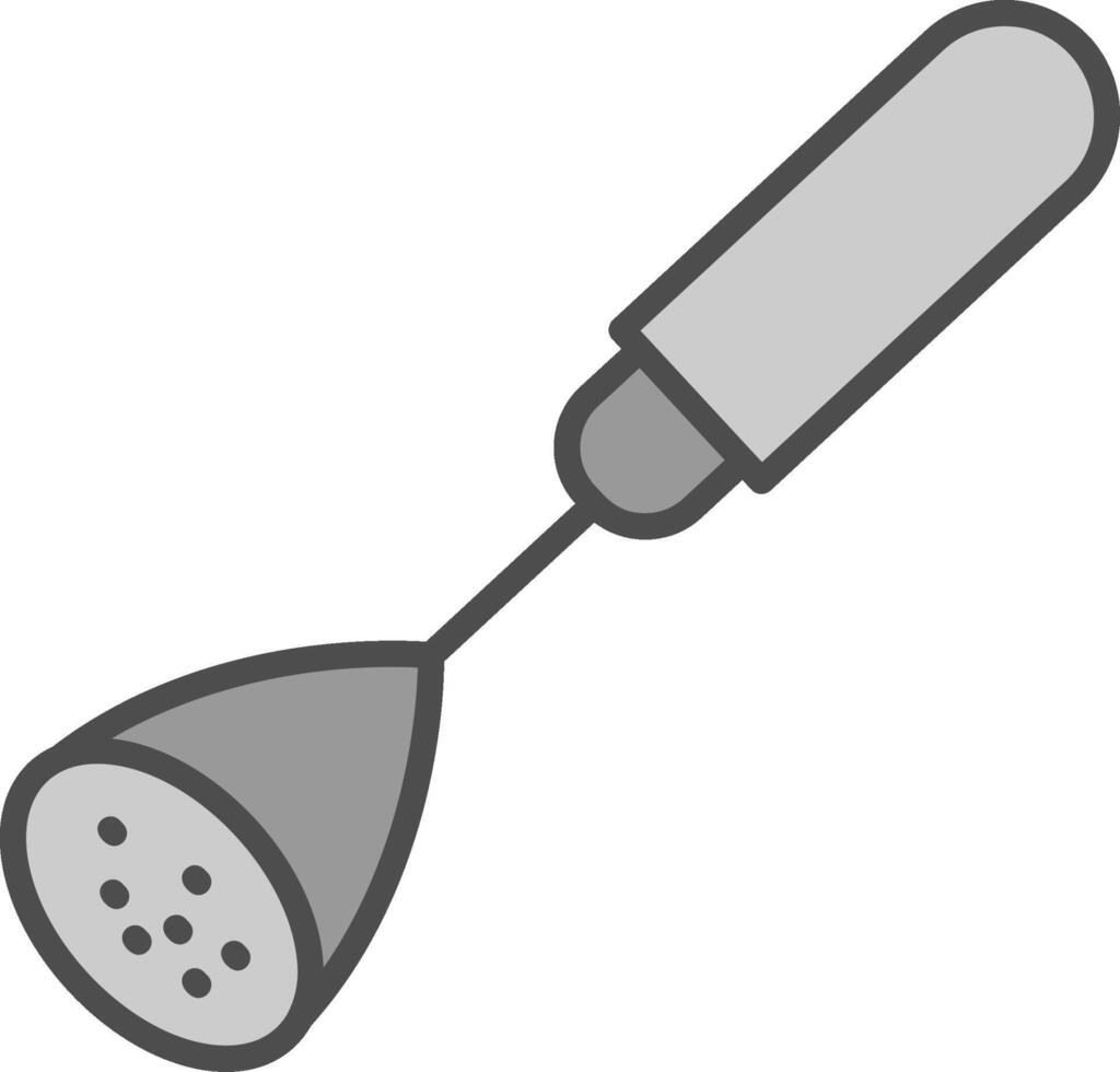 Masher Line Filled Greyscale Icon Design vector