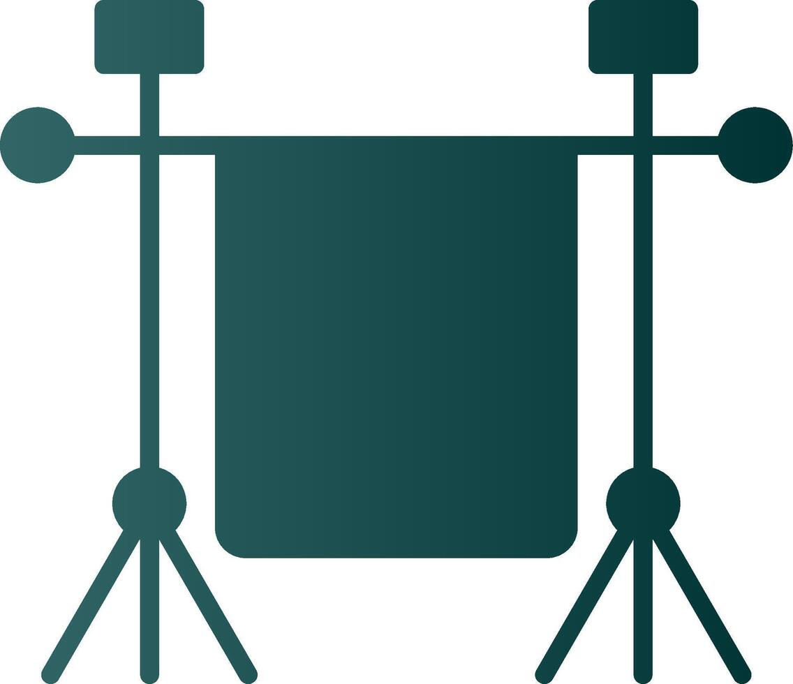 Chroma Glyph Gradient Icon vector