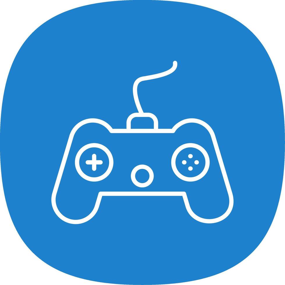 Console Line Curve Icon Design vector