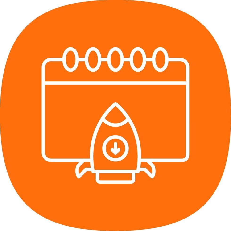 Esports Line Curve Icon Design vector