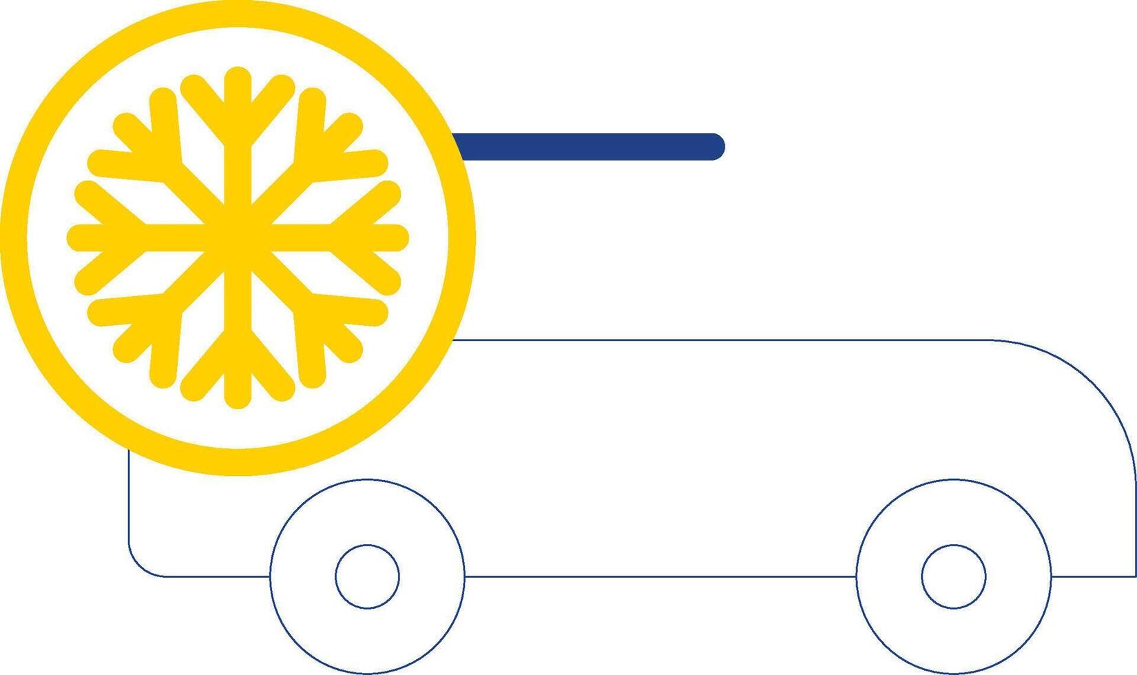 Air Conditioner Line Two Colour Icon Design vector