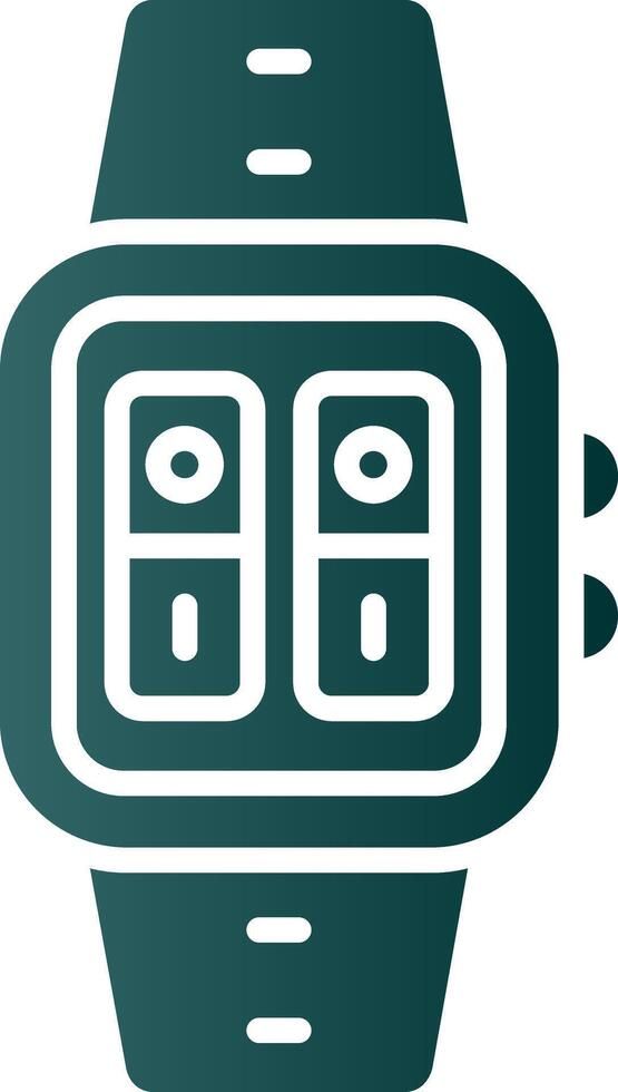 Switches Glyph Gradient Icon vector