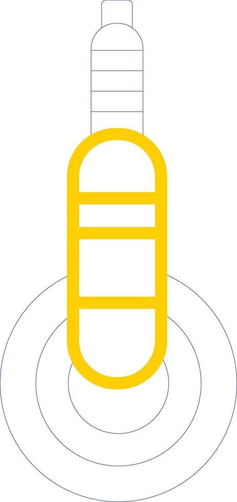 Polisher Line Two Colour Icon Design vector