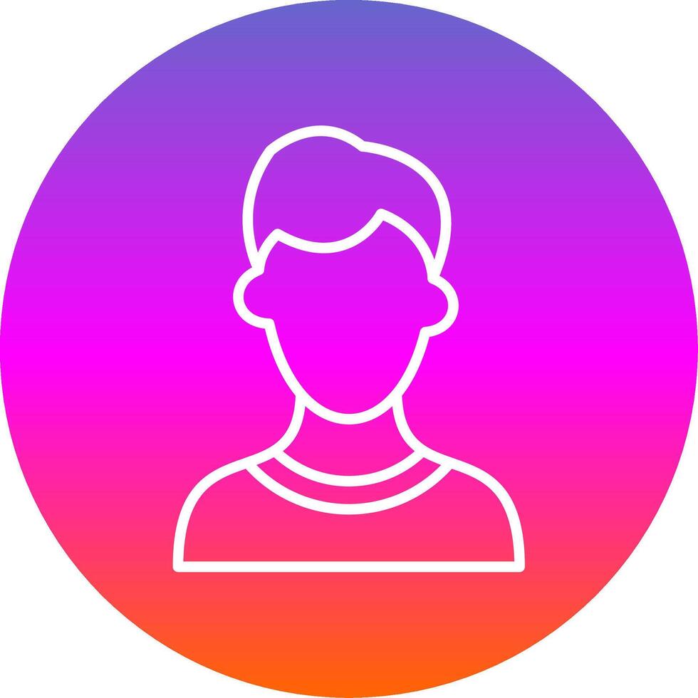 Hydro Power Line Gradient Circle Icon vector