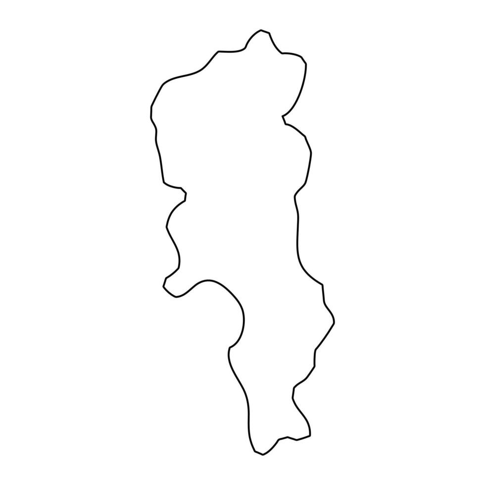 Sal island map, Cape Verde. illustration. vector
