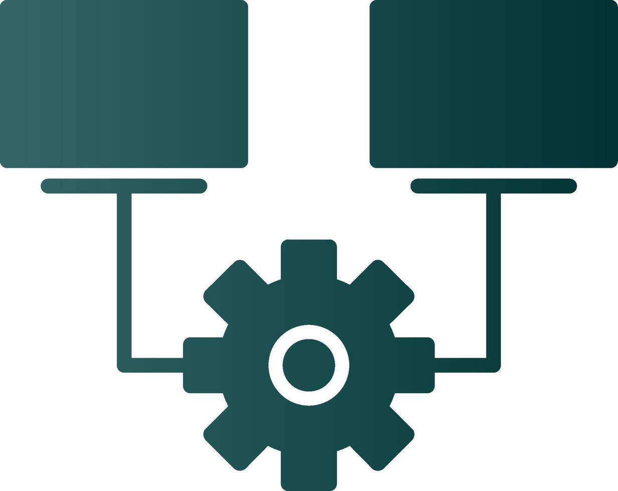 Multitask Glyph Gradient Icon vector