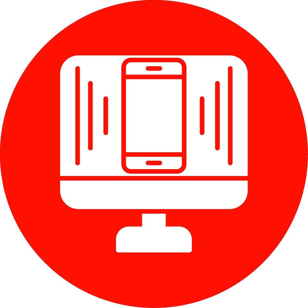 Responsive Design Multi Color Circle Icon vector