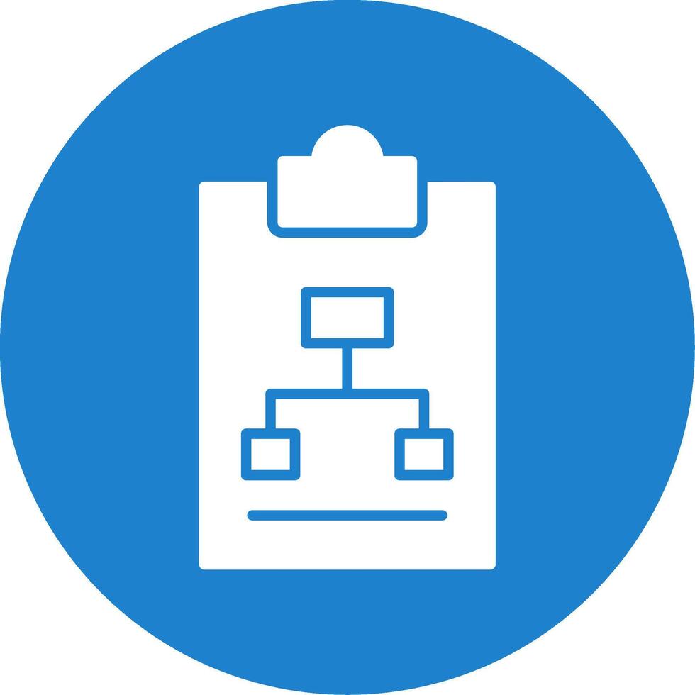 Work Flow Multi Color Circle Icon vector