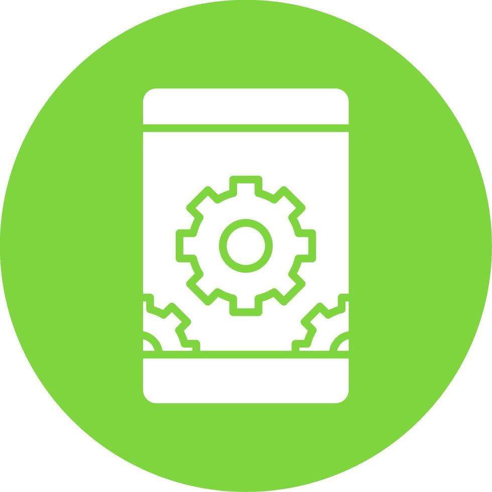 System Preferences Multi Color Circle Icon vector