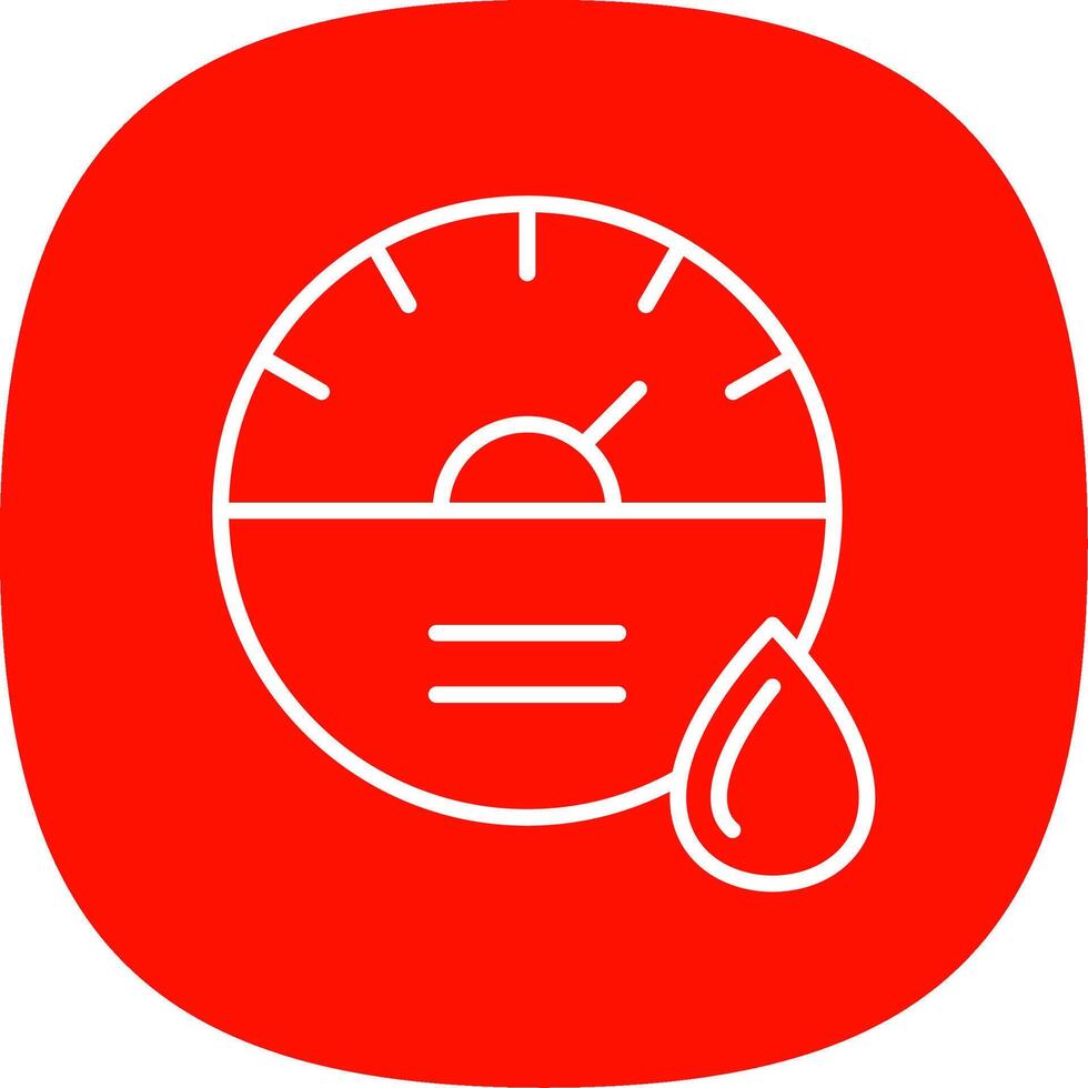 Dial Line Curve Icon Design vector