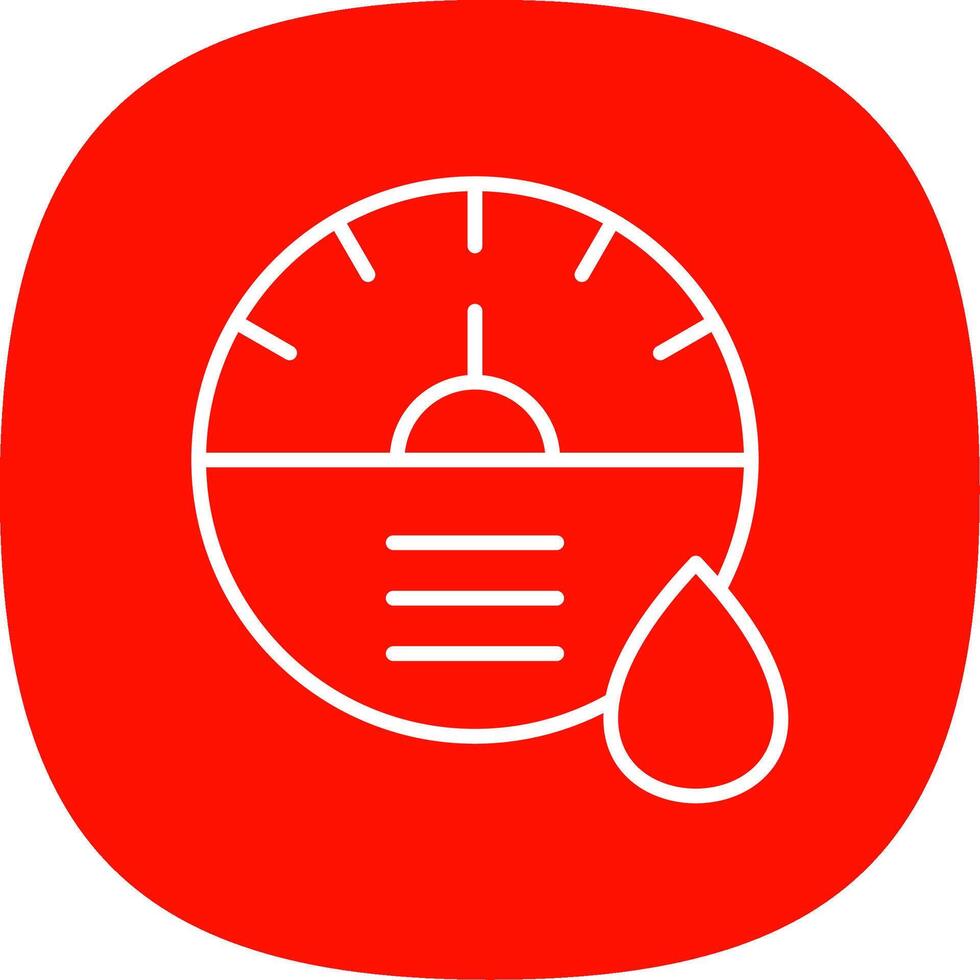 Dial Line Curve Icon Design vector