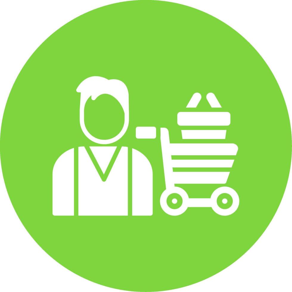 Buyer Multi Color Circle Icon vector