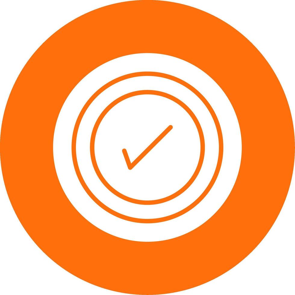 Goals Completion Multi Color Circle Icon vector