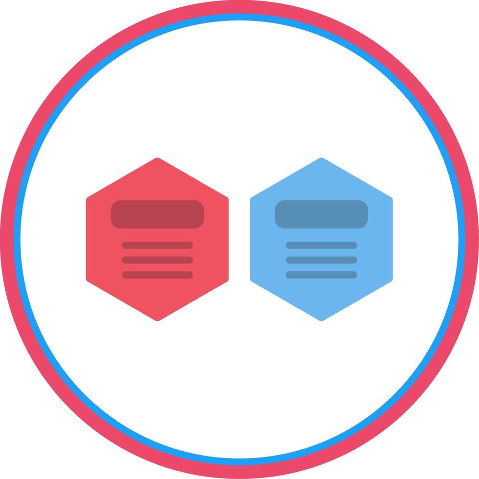 Infographic Elements Flat Circle Icon vector