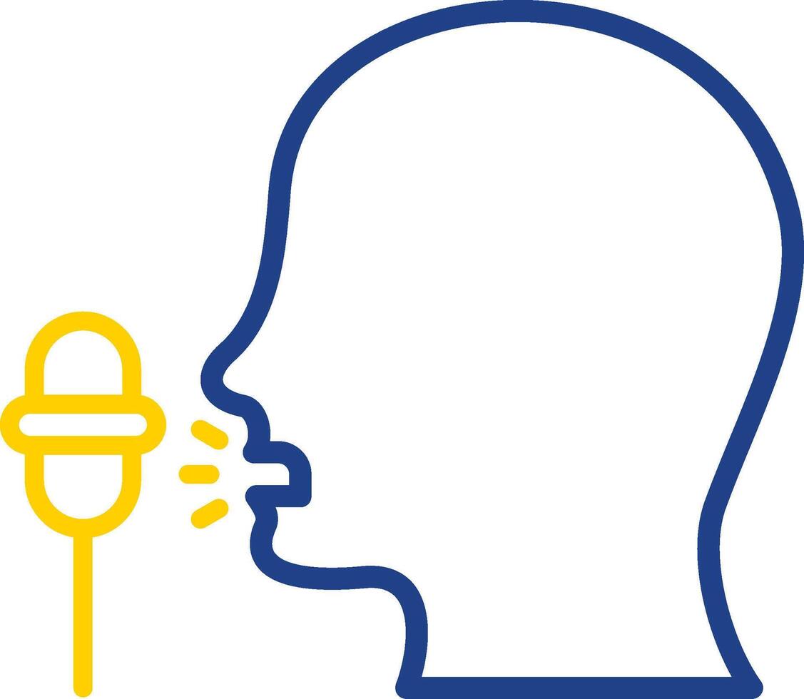 Recording Line Two Colour Icon Design vector