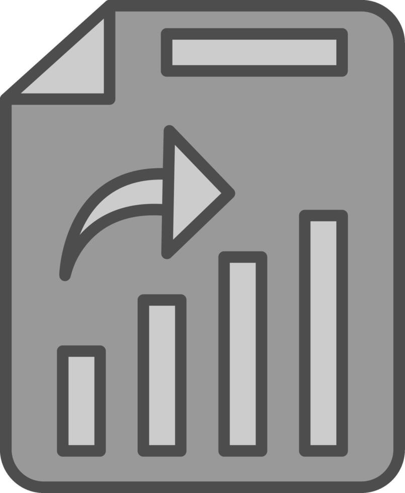 File Line Filled Greyscale Icon Design vector