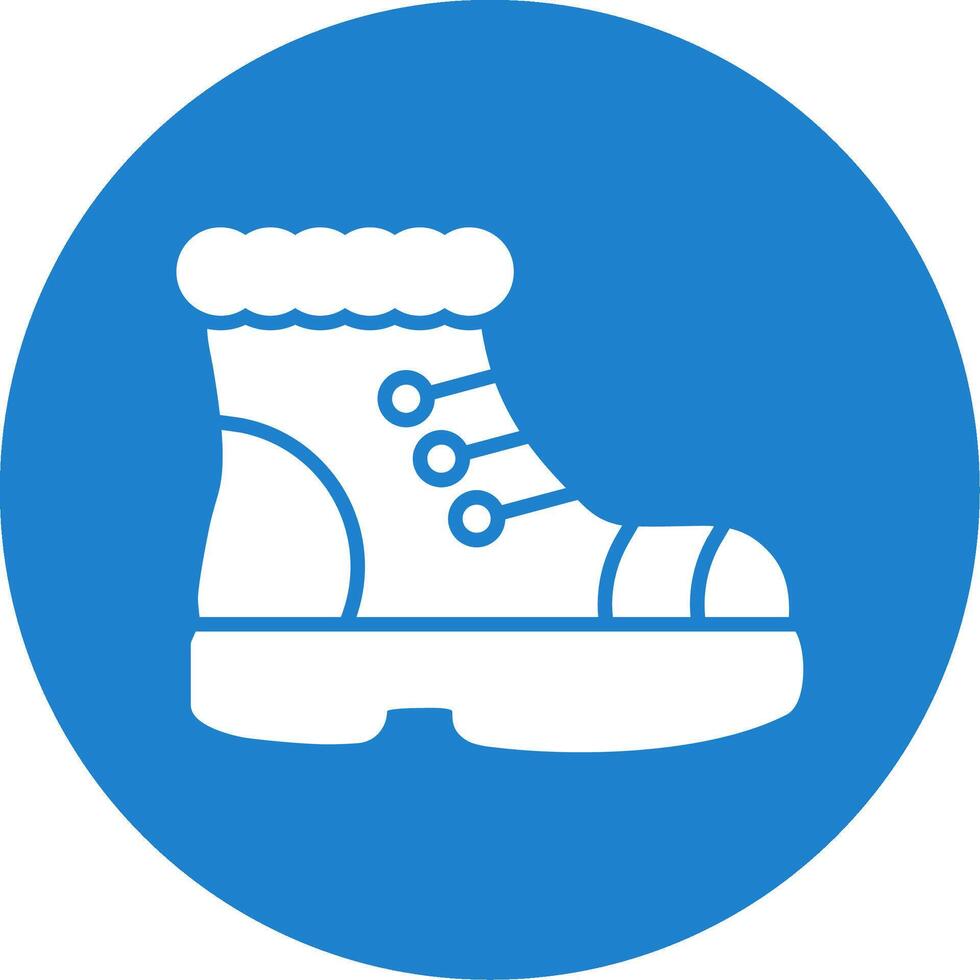 Boot Multi Color Circle Icon vector