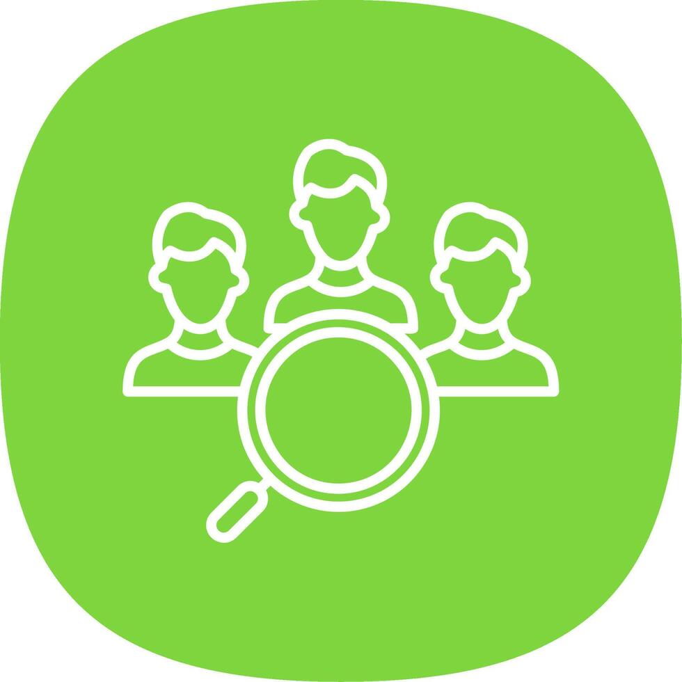 Settings Line Curve Icon Design vector