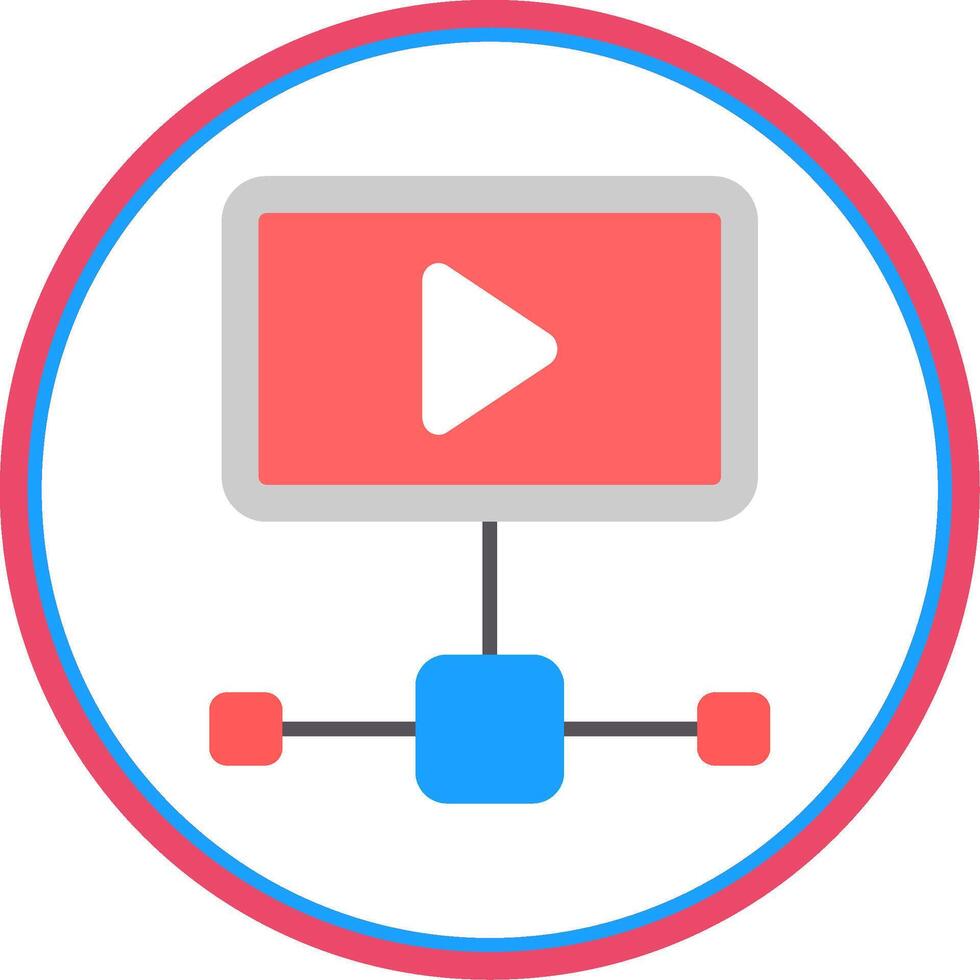 Flat Circle Icon vector