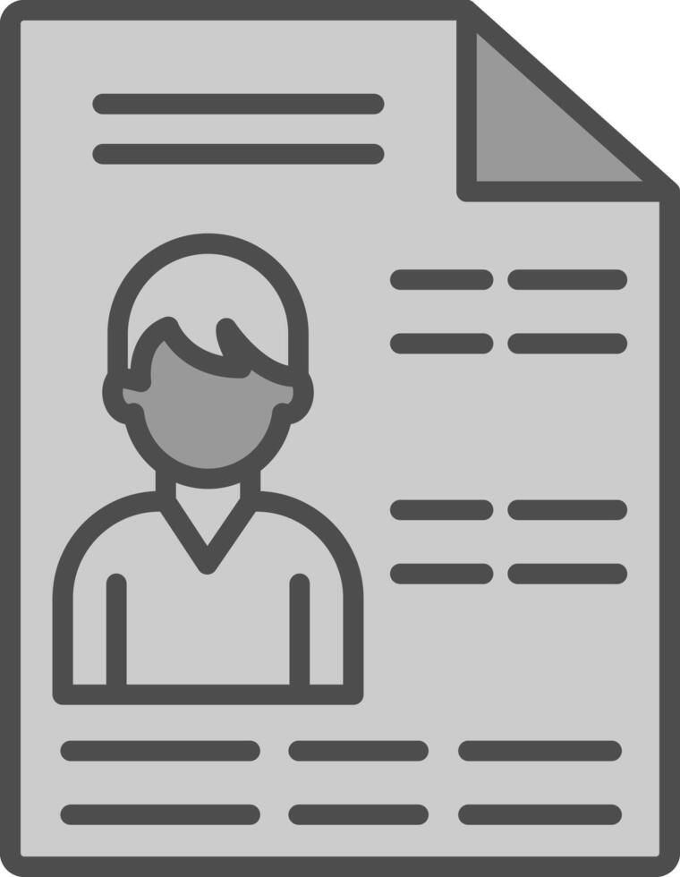 File Line Filled Greyscale Icon Design vector