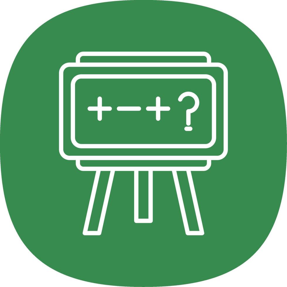 Theory Line Curve Icon Design vector