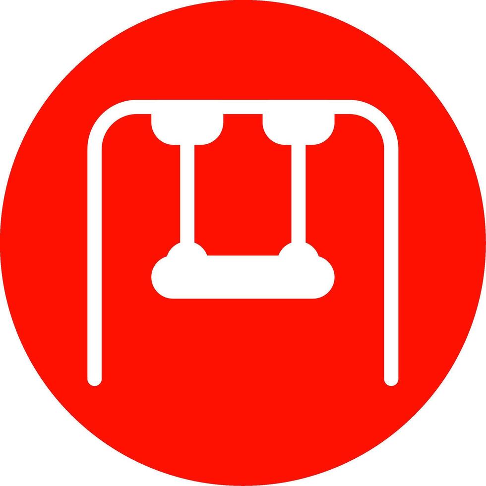 Swing Multi Color Circle Icon vector