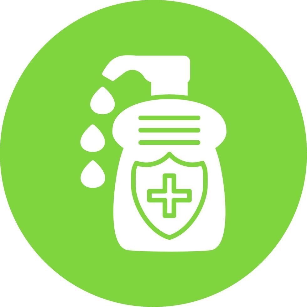 Lotion Multi Color Circle Icon vector