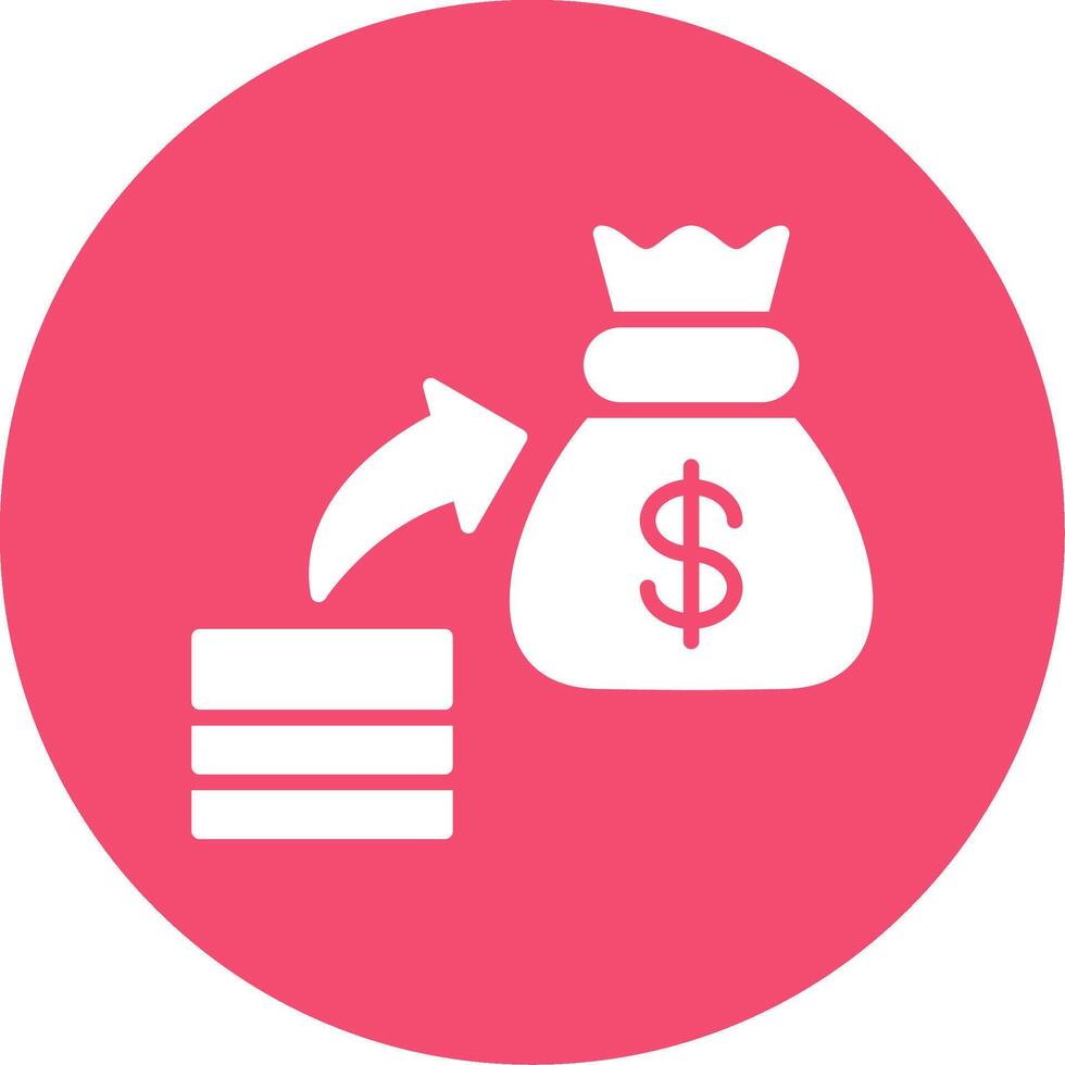Increase Multi Color Circle Icon vector