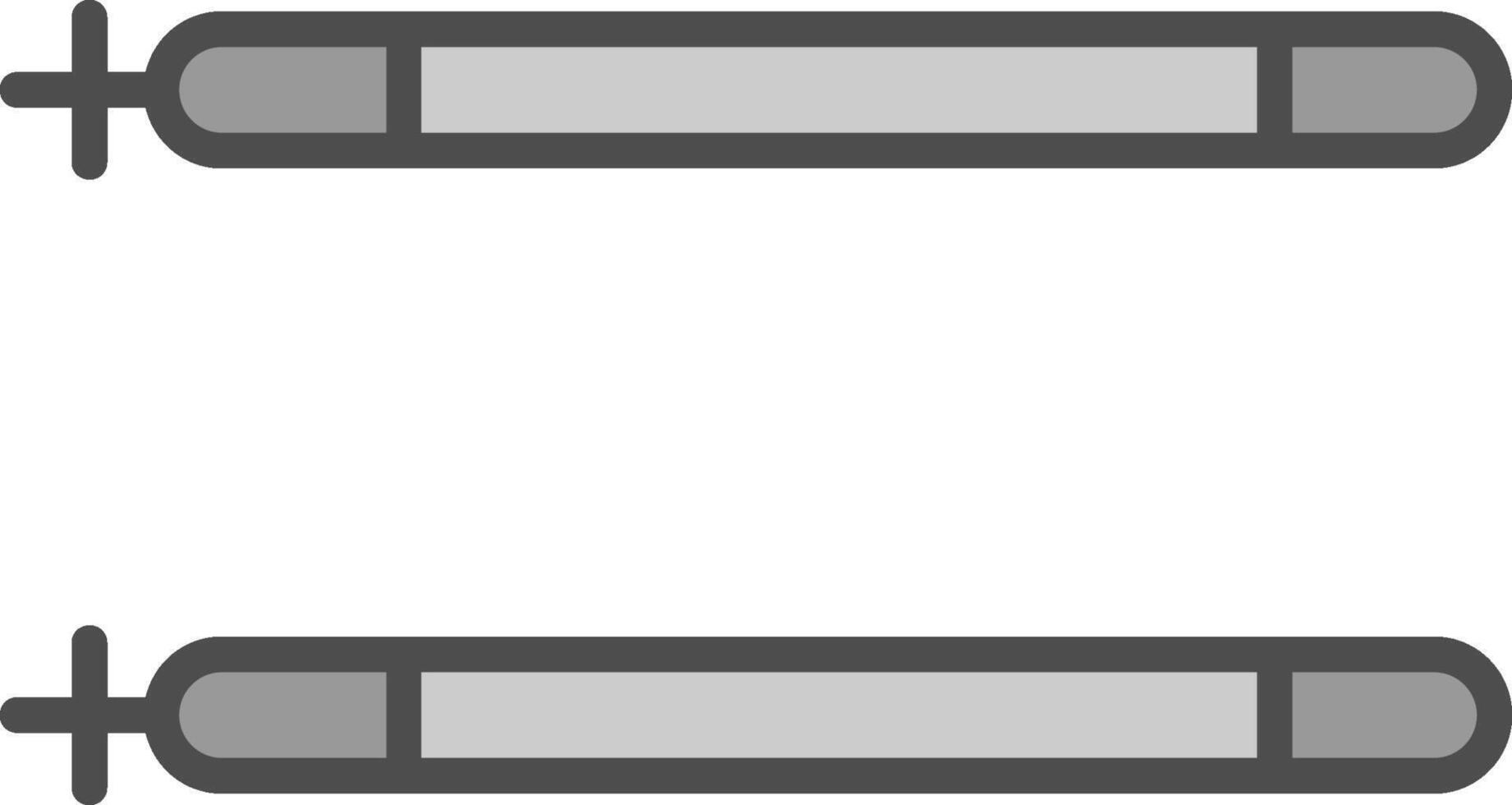 Sticks Line Filled Greyscale Icon Design vector