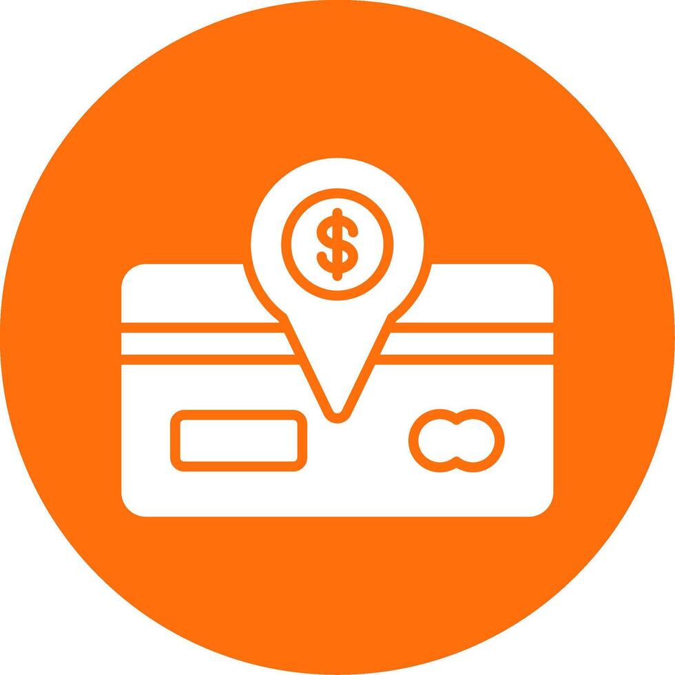 Direct Debit Multi Color Circle Icon vector