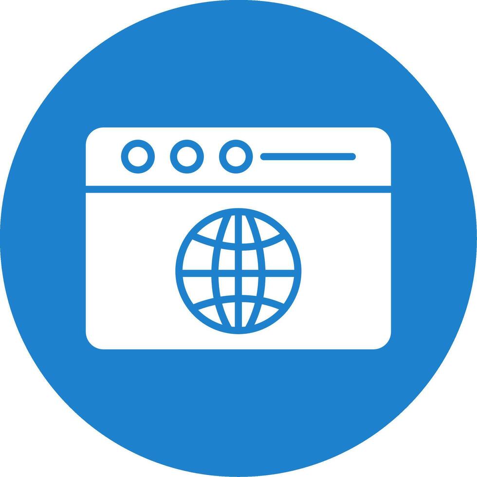 Web Multi Color Circle Icon vector