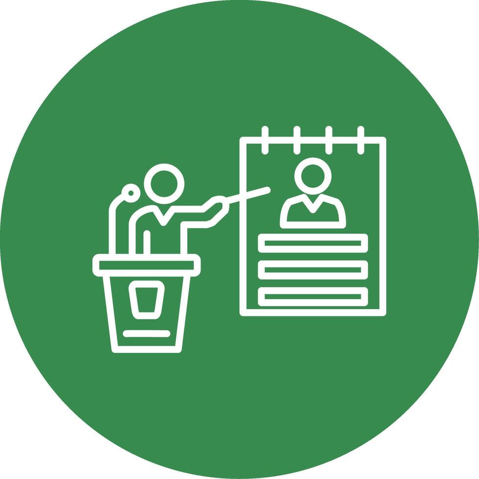 Agenda Multi Color Circle Icon vector