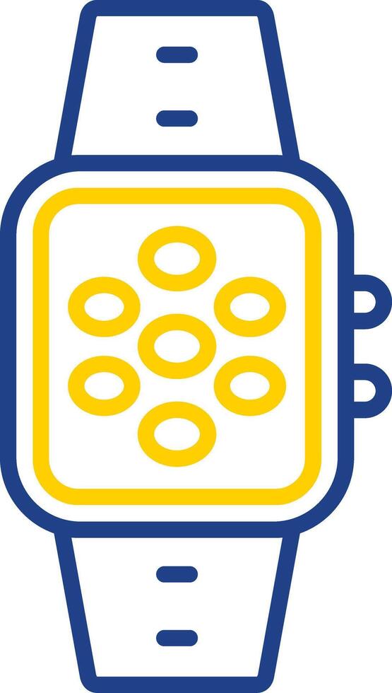 Apps Line Two Colour Icon Design vector