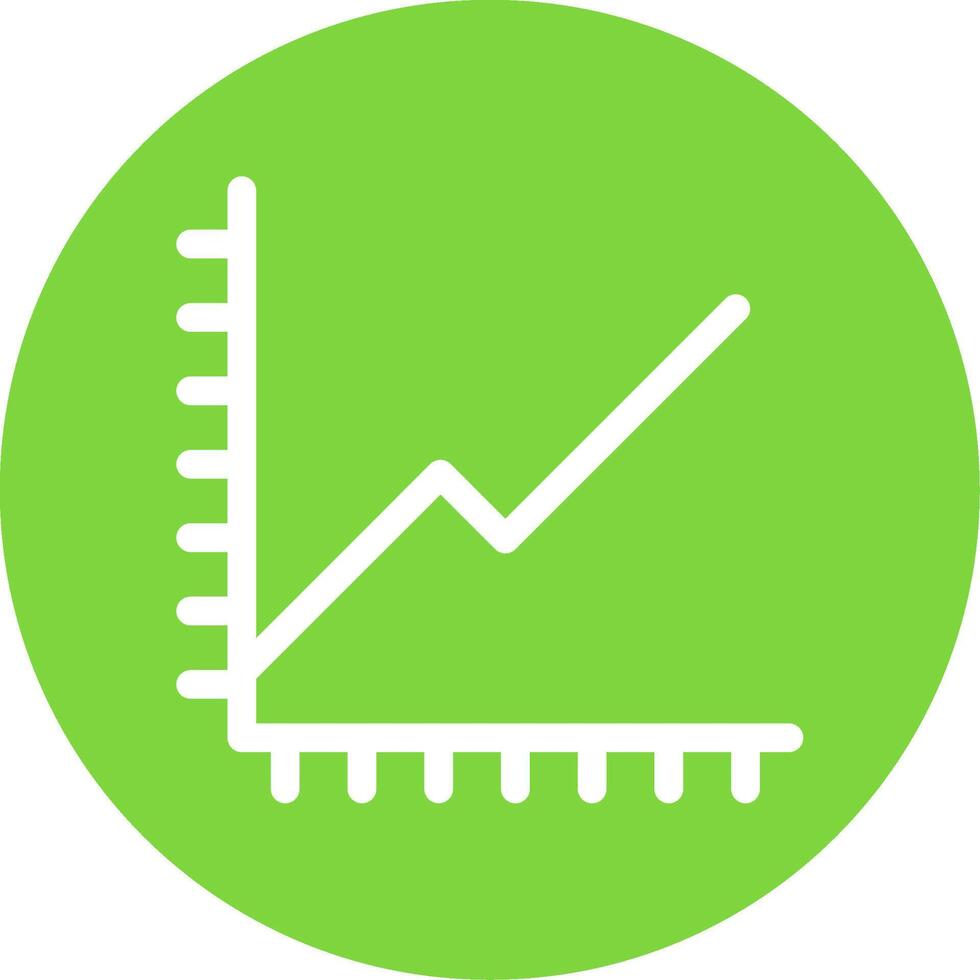 Chart Multi Color Circle Icon vector