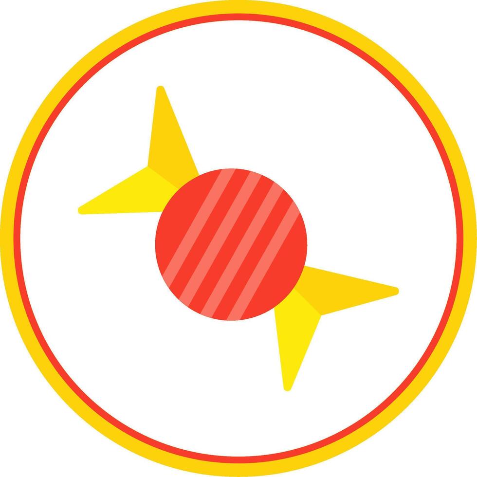 Sweet Flat Circle Icon vector