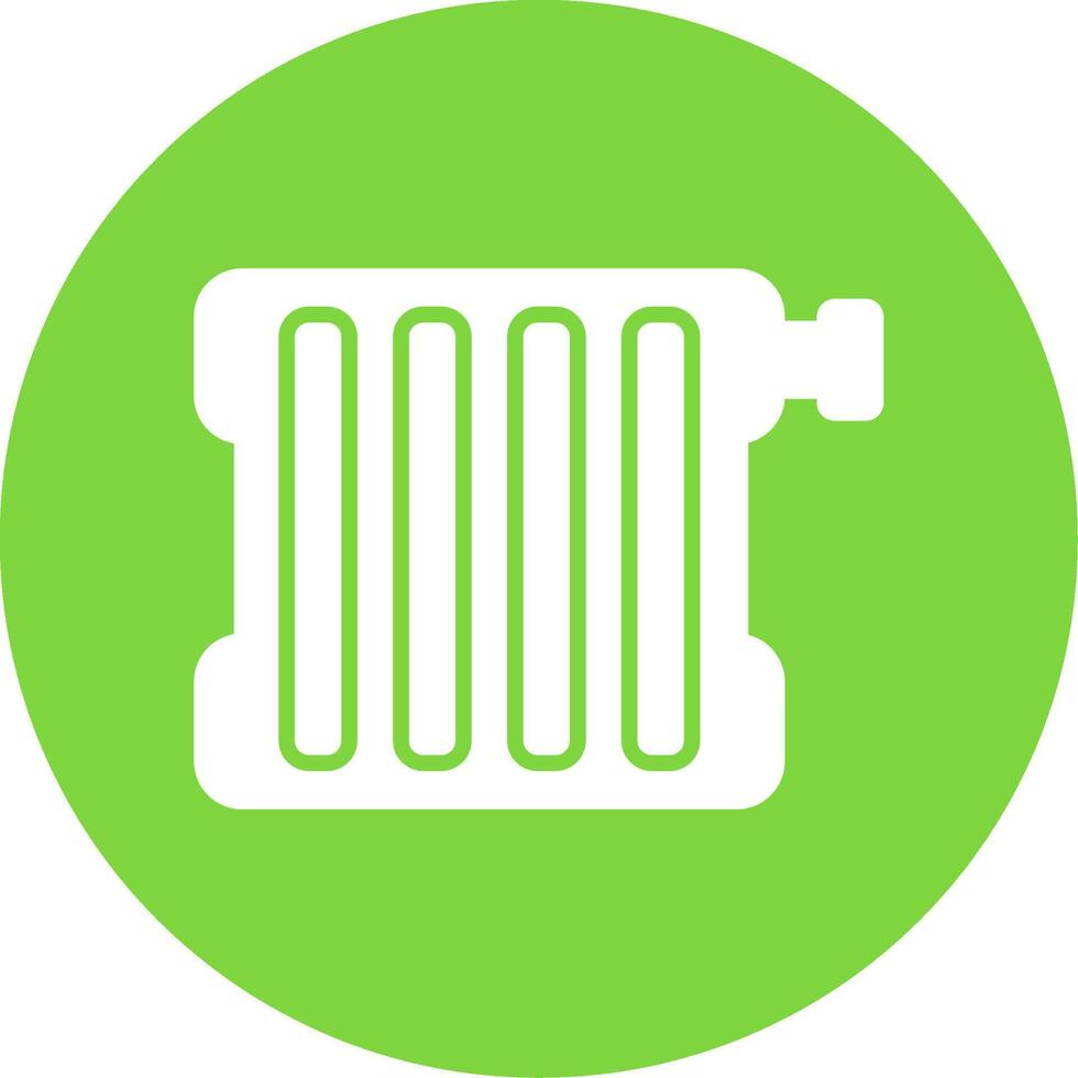 Radiator Multi Color Circle Icon vector