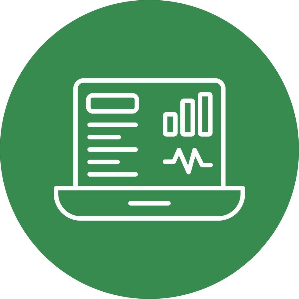 Dashboard Multi Color Circle Icon vector