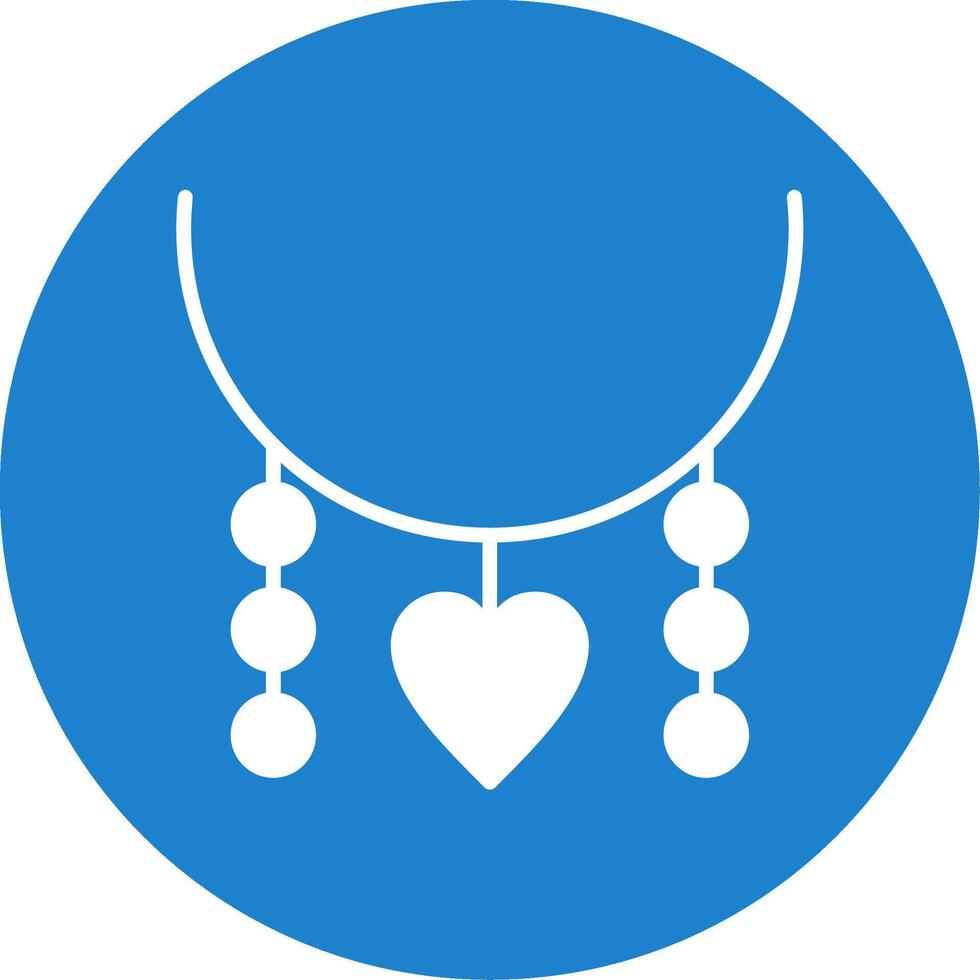 Necklace Multi Color Circle Icon vector