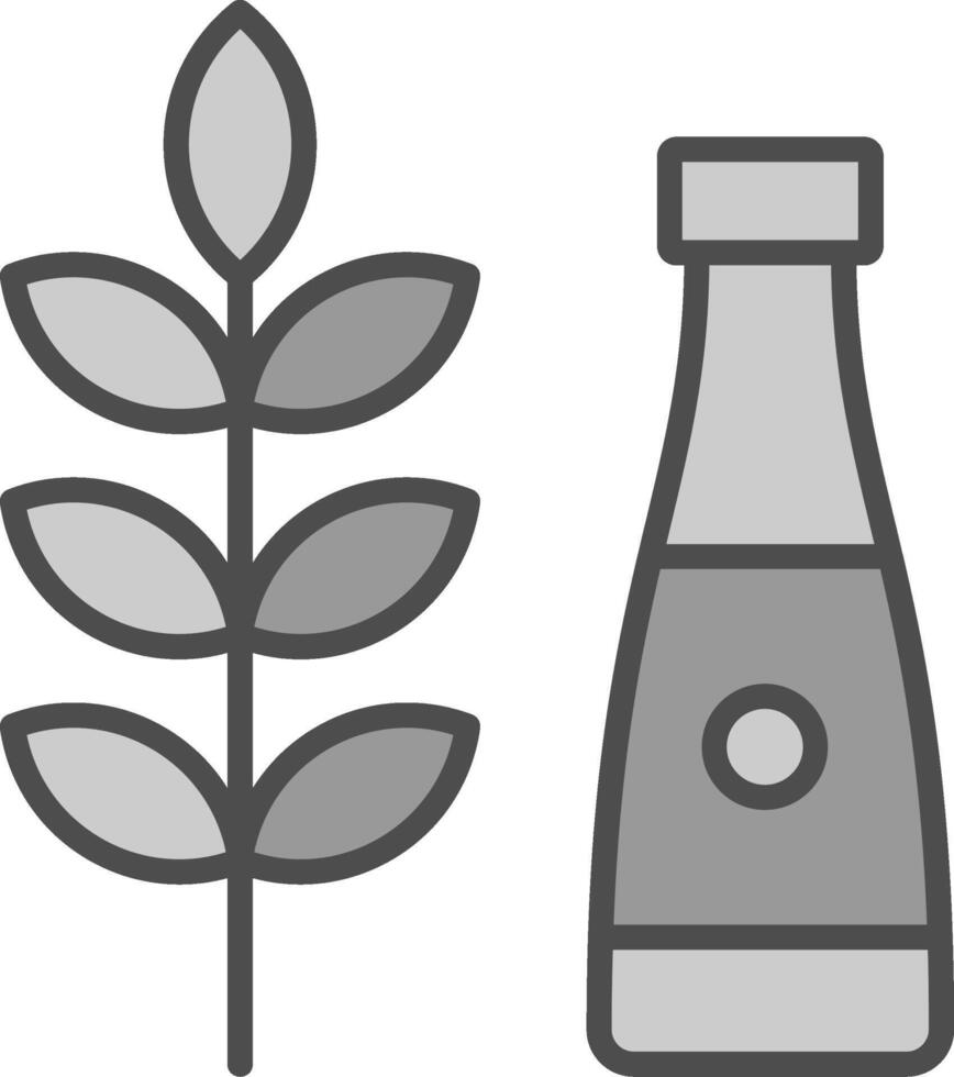 Home Brewing Line Filled Greyscale Icon Design vector