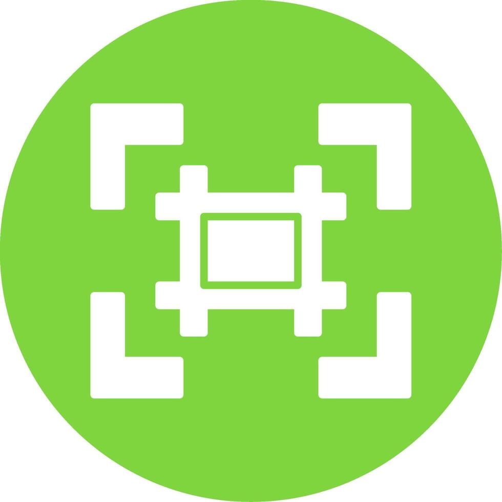 Grid Multi Color Circle Icon vector