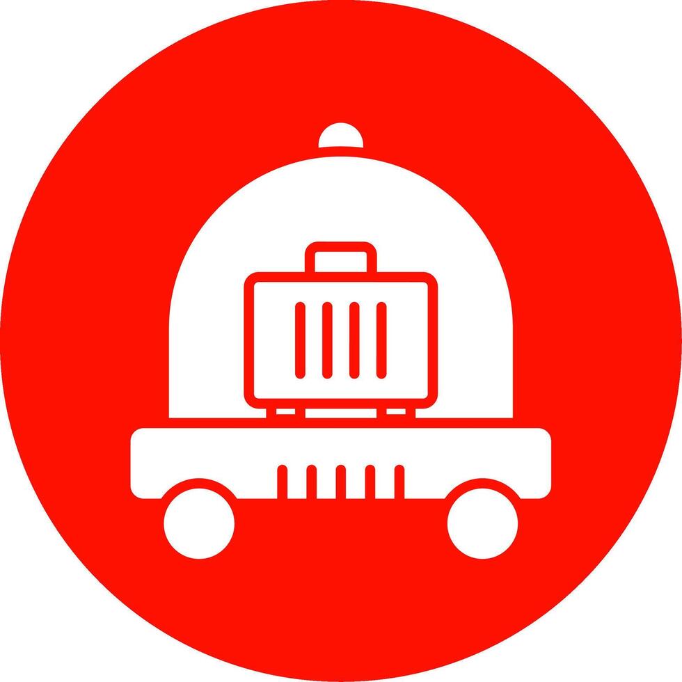 Cart Multi Color Circle Icon vector