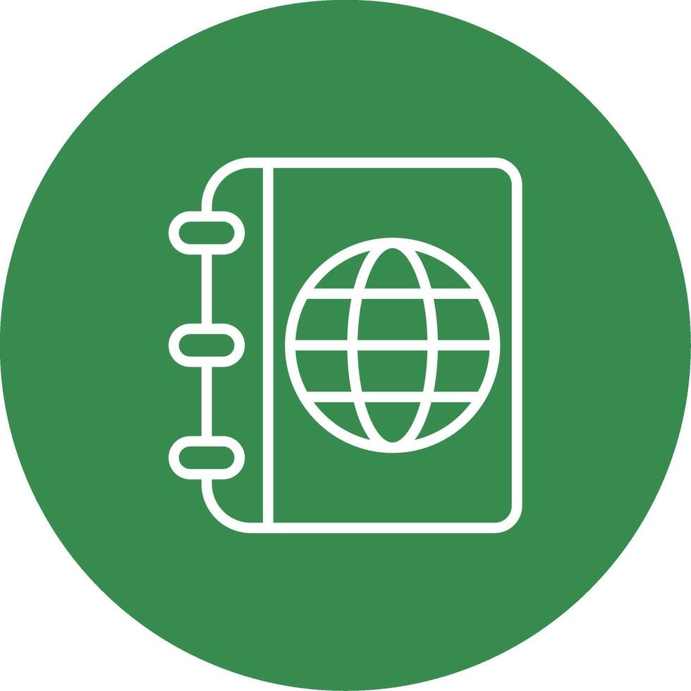 Travel Guide Multi Color Circle Icon vector