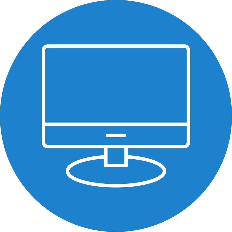 Lcd Multi Color Circle Icon vector