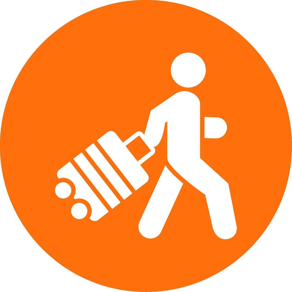 Person Multi Color Circle Icon vector