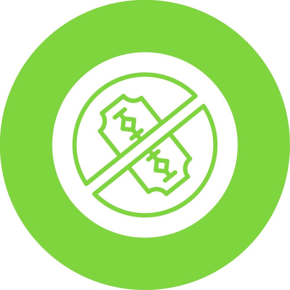 No Blade Multi Color Circle Icon vector