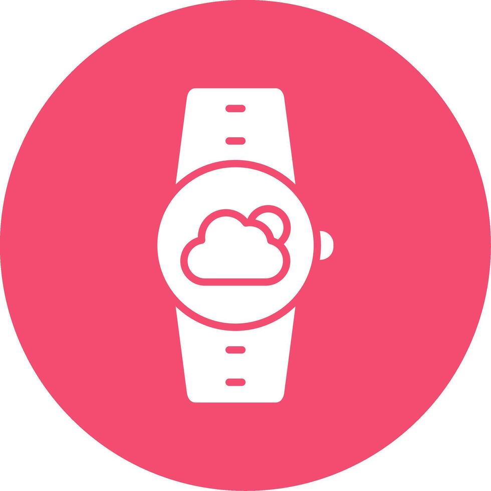 Weather Multi Color Circle Icon vector