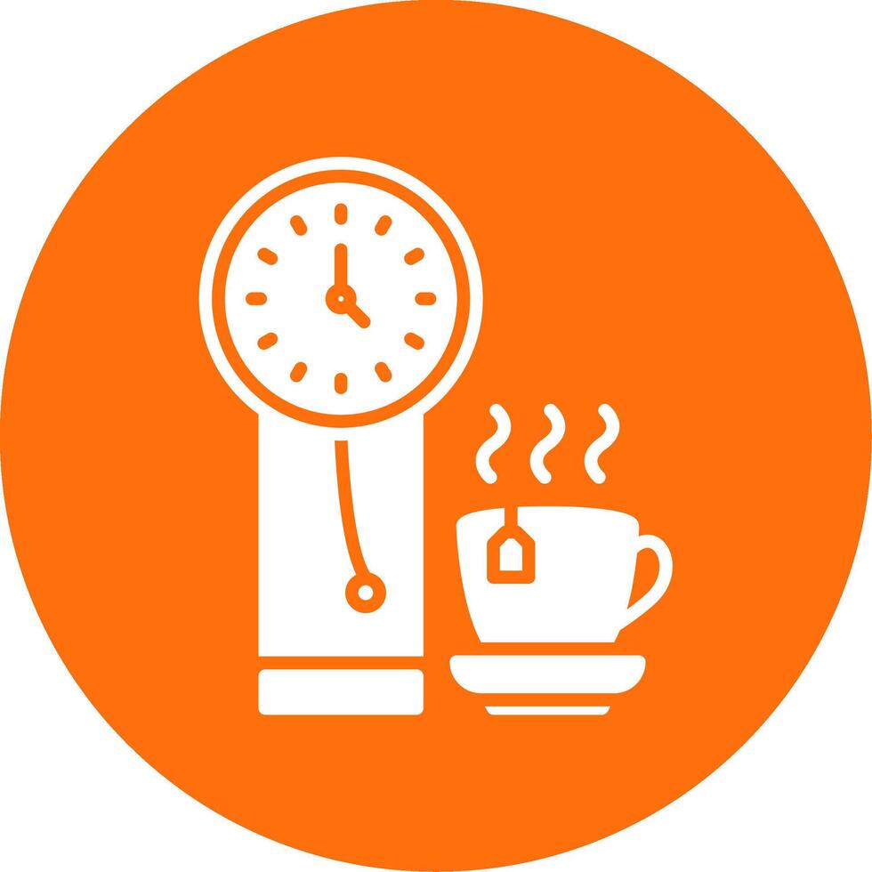 Clock Multi Color Circle Icon vector